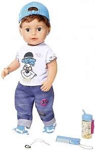 Интерактивная кукла Baby born - Братик 2019, 43 см (Zapf Creation, 826-911) Интерактивная кукла Baby born - Братик 2019, 43 см (Zapf Creation, 826-911)